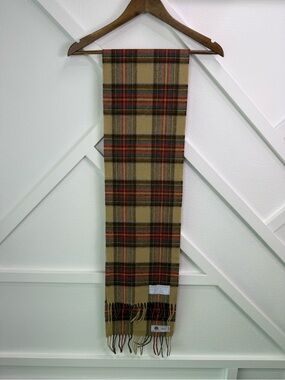 Highland Store 100% Lambswool Scarf Plaid Tartan Pure Merino Wool Fringe